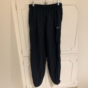 Nike Men’s Dri-fit XL activewear pants. Navy blue. 100% polyester.